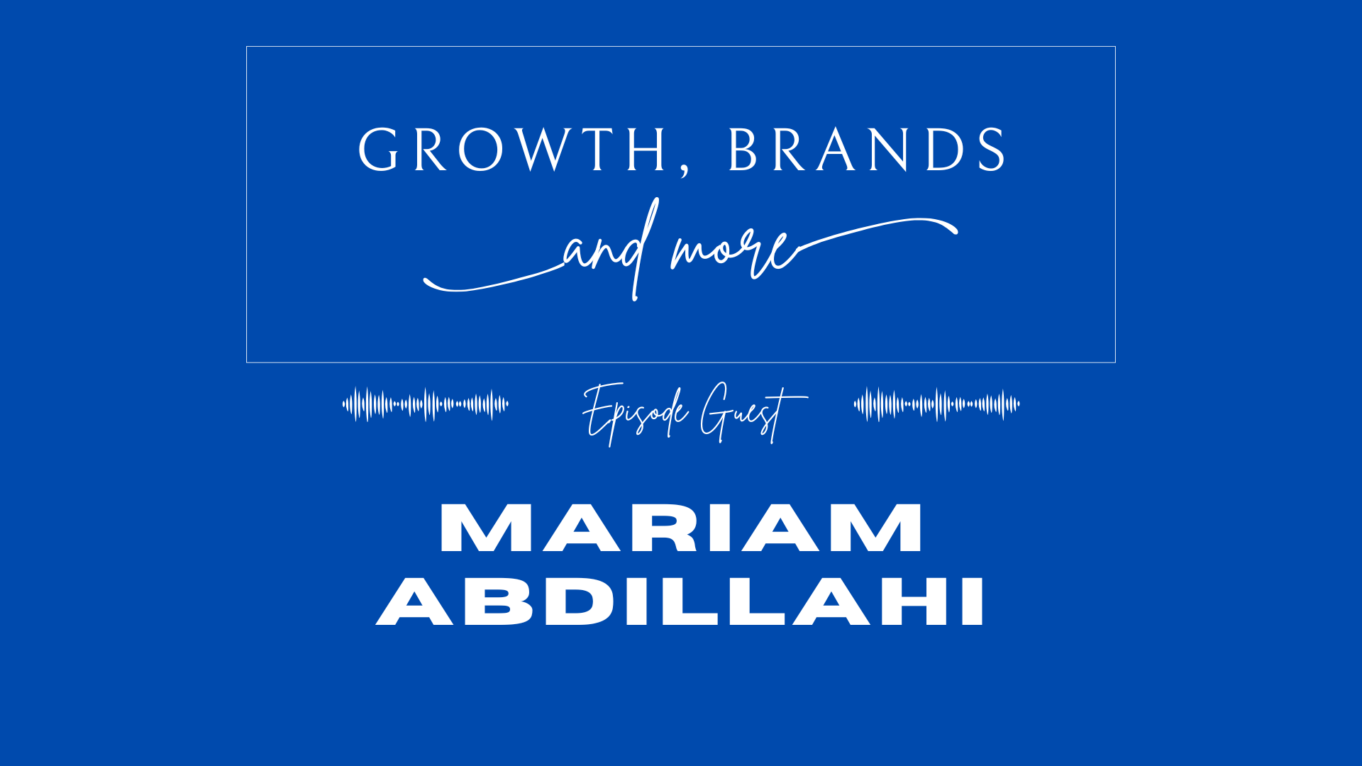 From Cultural Heritage to Cosmetics | Mariam Abdillahi