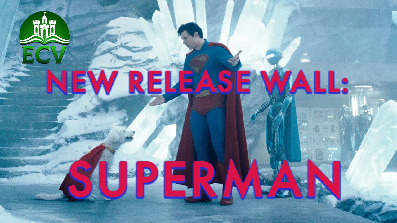 ECV Podcast New Release Wall - SUPERMAN