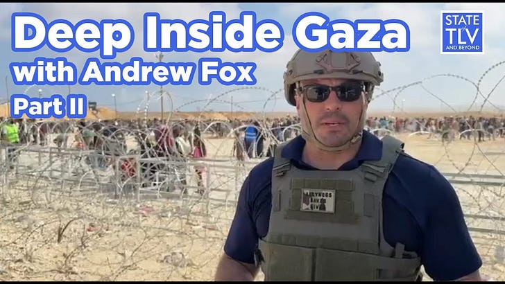S3 E40. Part 2. Andrew Fox in Rafah: An inside, exclusive look at food distribution in Gaza