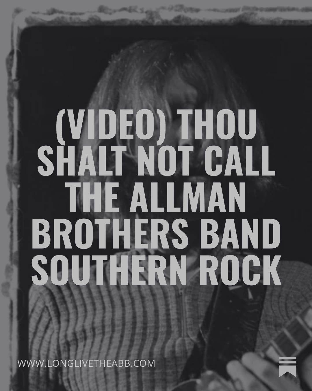 (VIDEO) Thou shalt not call the Allman Brothers Band Southern rock  episode artwork