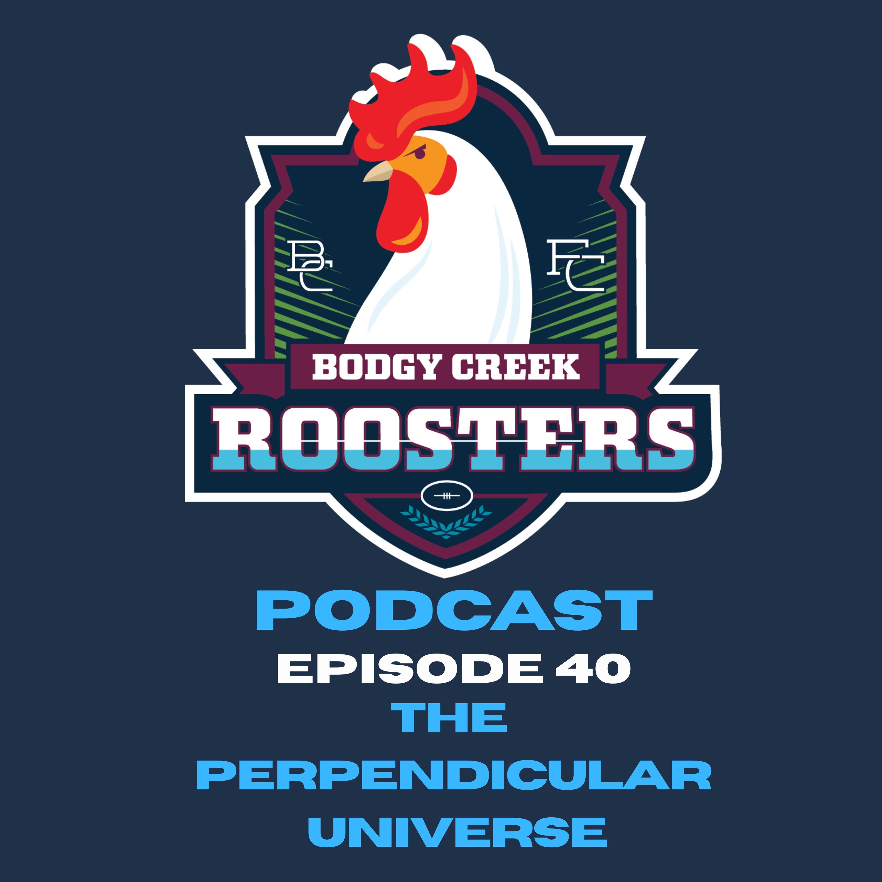 Bodgy Creek Roosters Podcast - Ep 40 - The Perpendicular Universe episode artwork