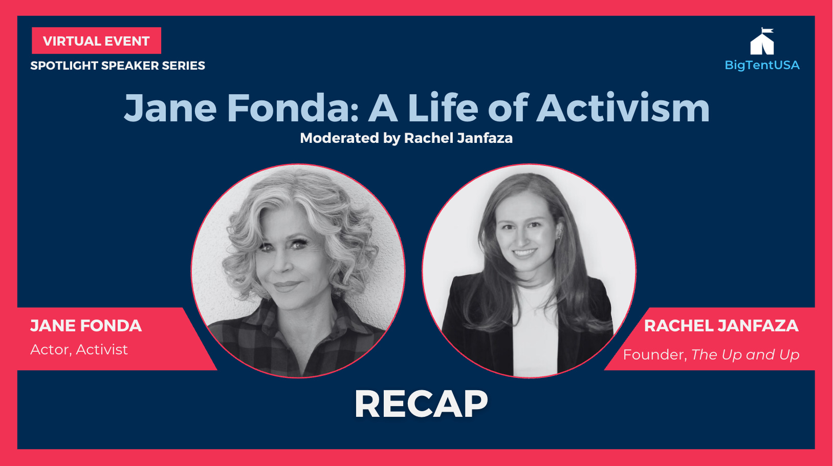 BigTent Podcast: Jane Fonda and Rachel Janfaza BigTent Podcast: Jane Fonda and Rachel Janfaza