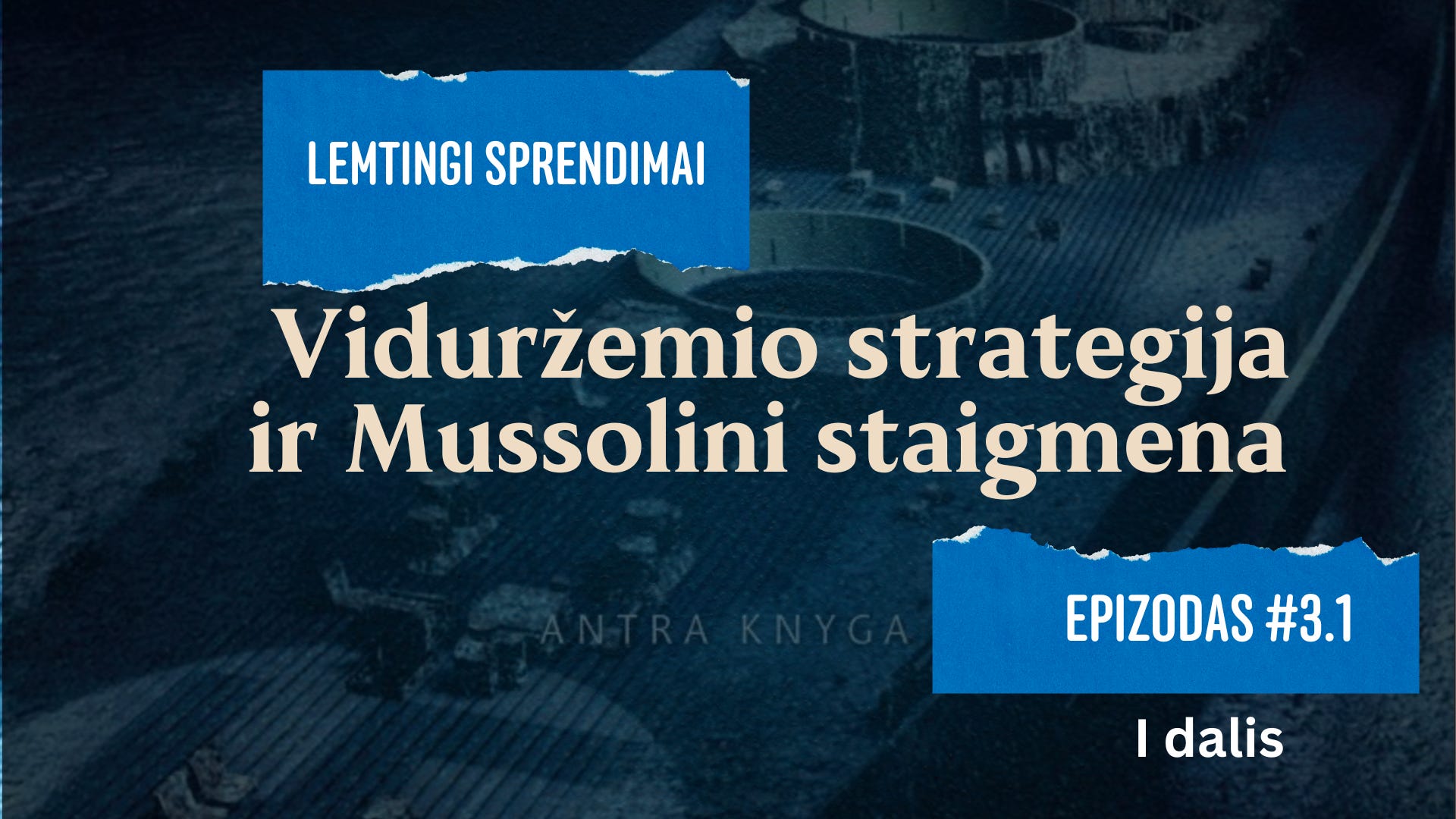 Lemtingi sprendimai. #3.1 Viduržemio strategija ir Mussolini staigmena episode artwork