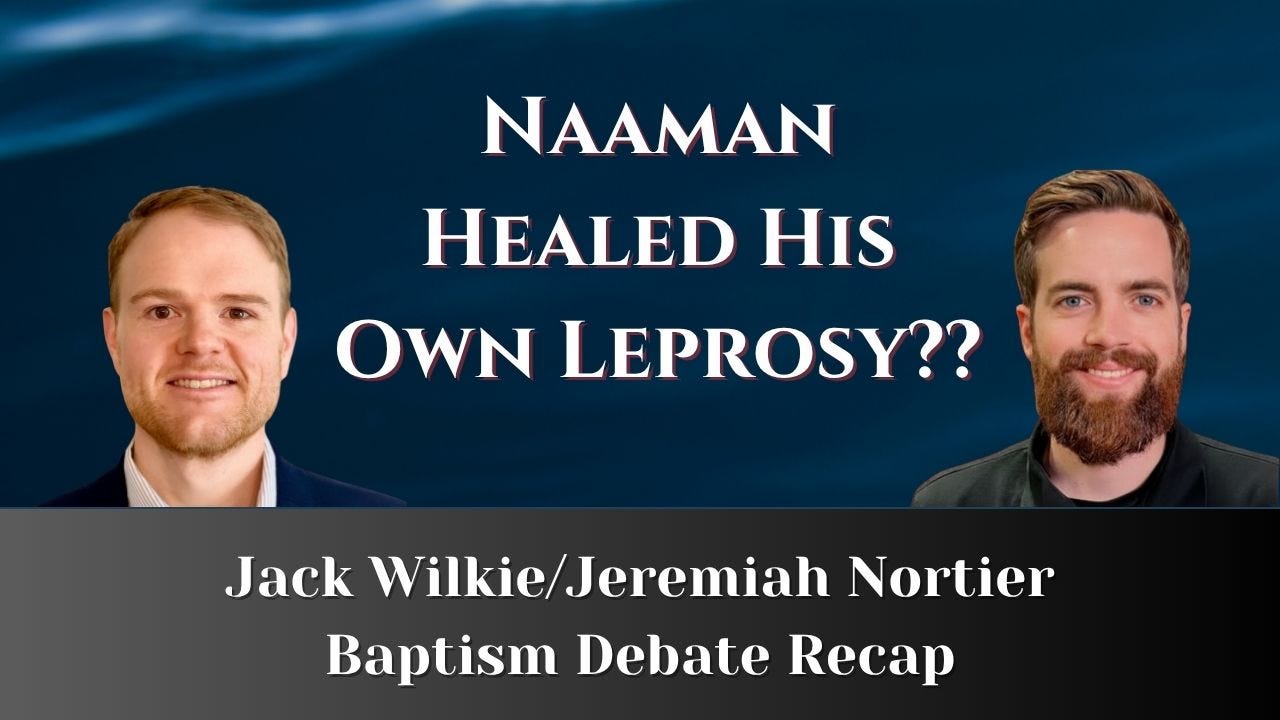Naaman Healed His Own Leprosy?