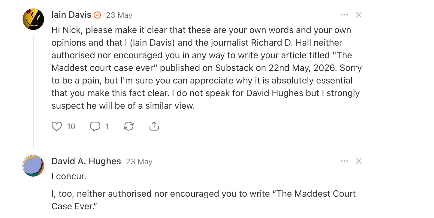 Why have Iain Davis and David A. Hughes distanced themselves from Nick Kollerstrom's latest article on the Manchester Arena bombing? episode artwork