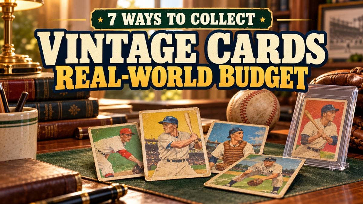 7 Great Ways to Collect Vintage Baseball Cards on a Real-World Budget - Ep. 3.42 β Happy Hobby Sports Cards Podcast