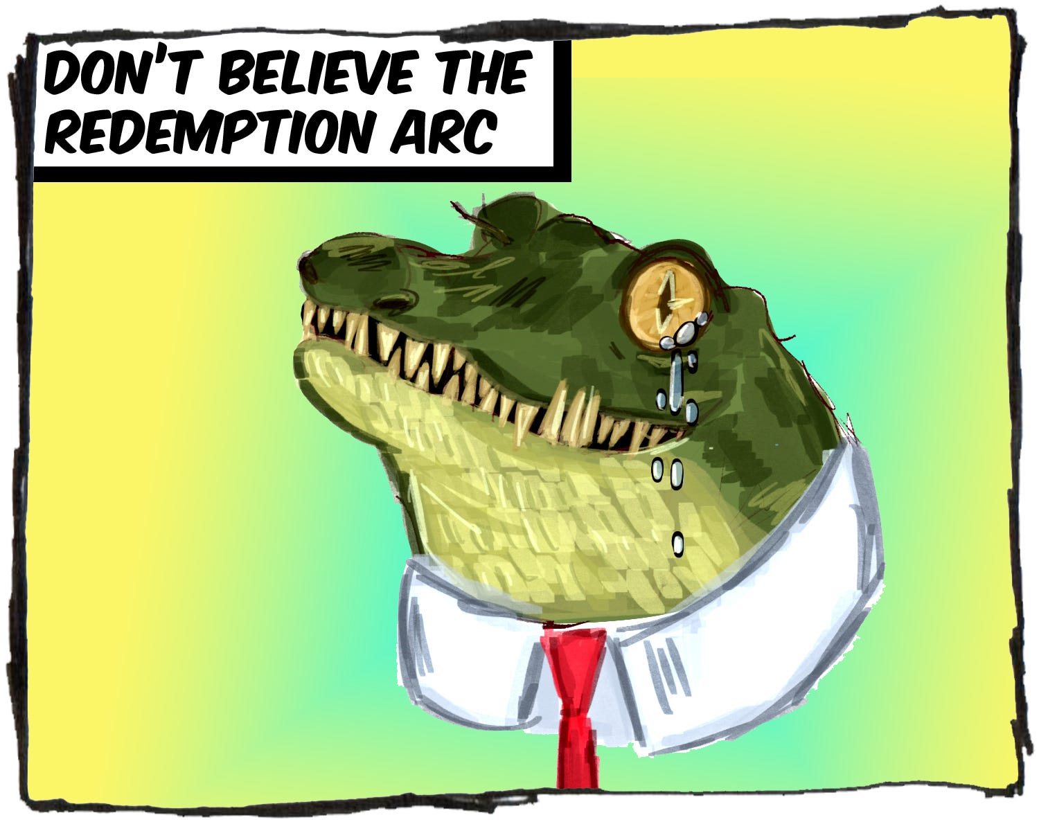 We Must Remember All the Crimes When We Enter The Time of Crocodile Tears episode artwork