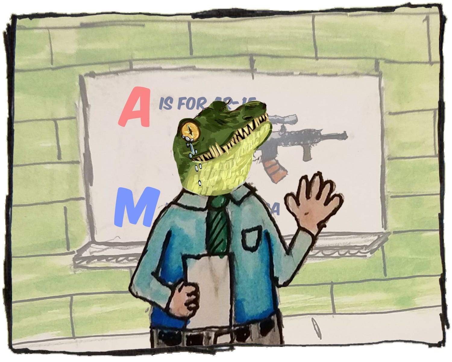 My High School Calculus Teacher Was a Lizard Creature From Space episode artwork
