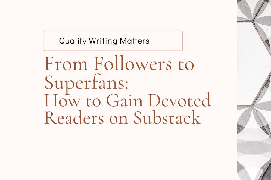 Substack Growth Session: Gain Devoted Followers, Readers, and Superfans