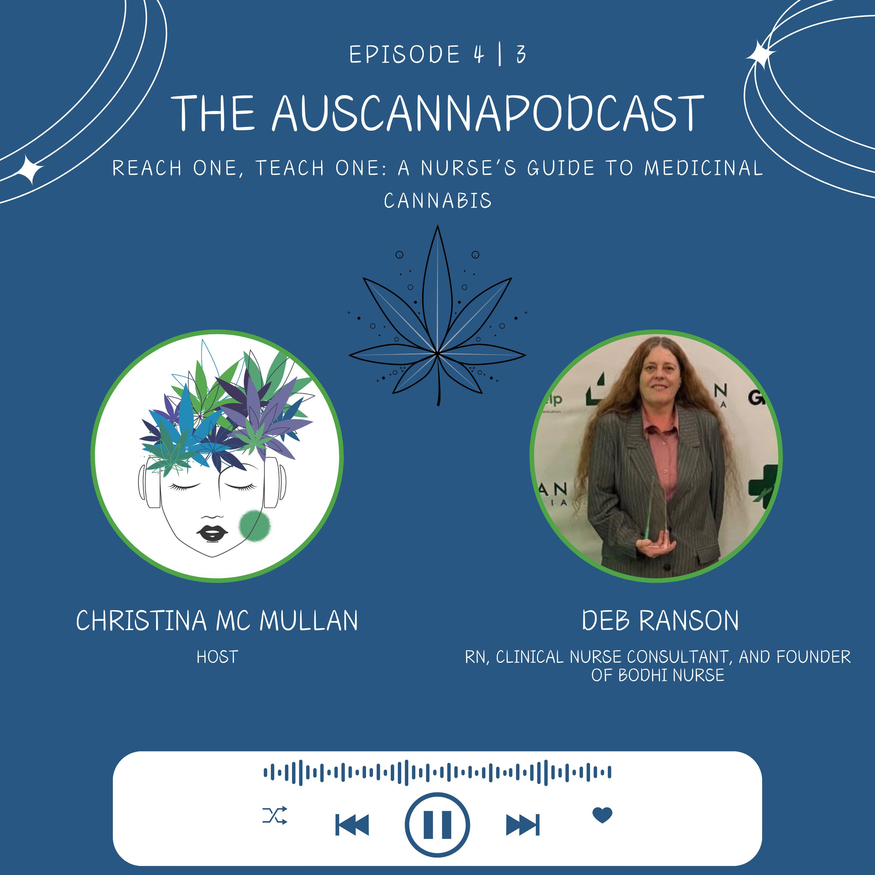 The AusCannaPodcast S4 | E3 : Reach One, Teach One: A Nurse’s Guide to Medicinal Cannabis episode artwork
