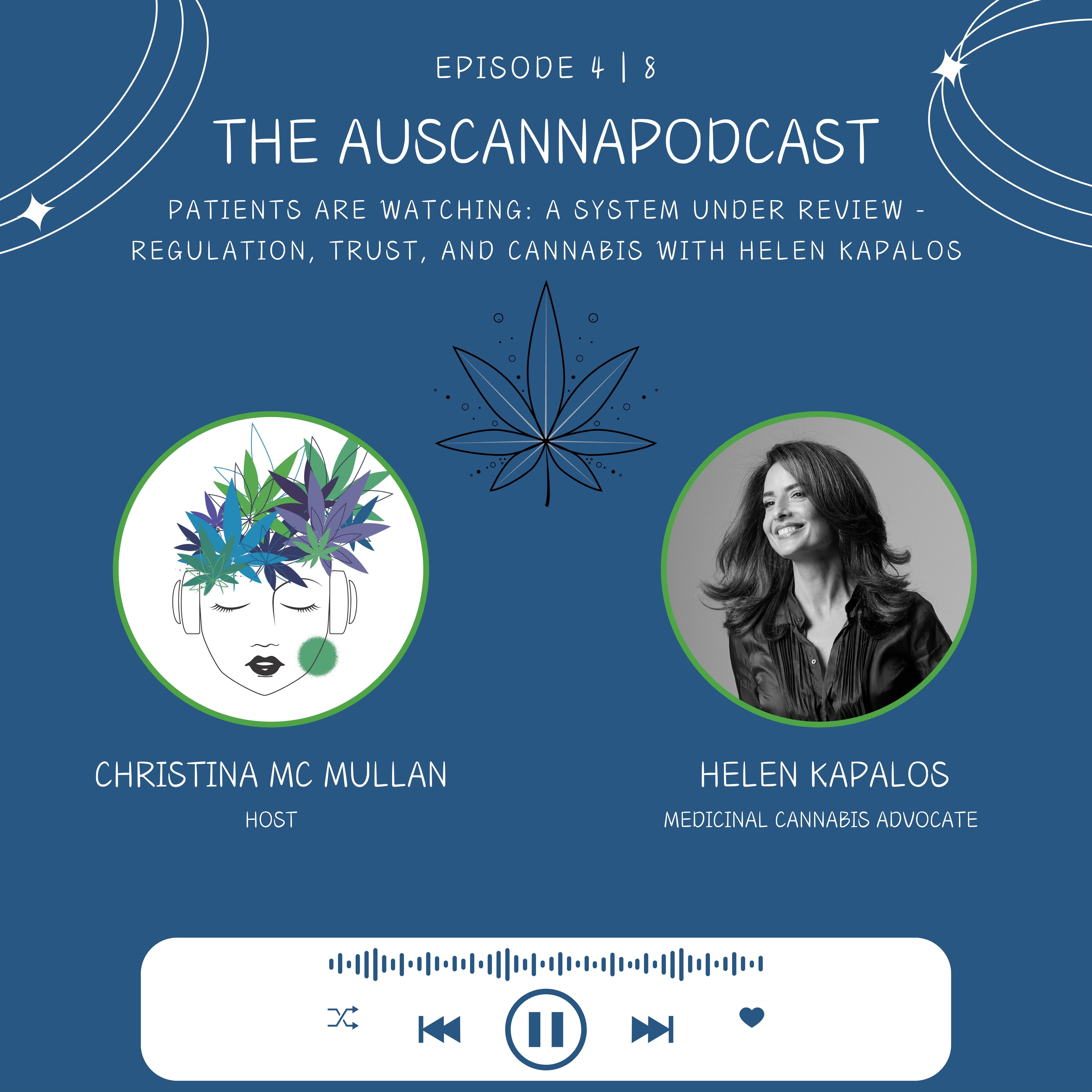 The AusCannaPodcast: Patients Are Watching: A System Under Review - Regulation, Trust, and Cannabis with Helen Kapalos episode artwork