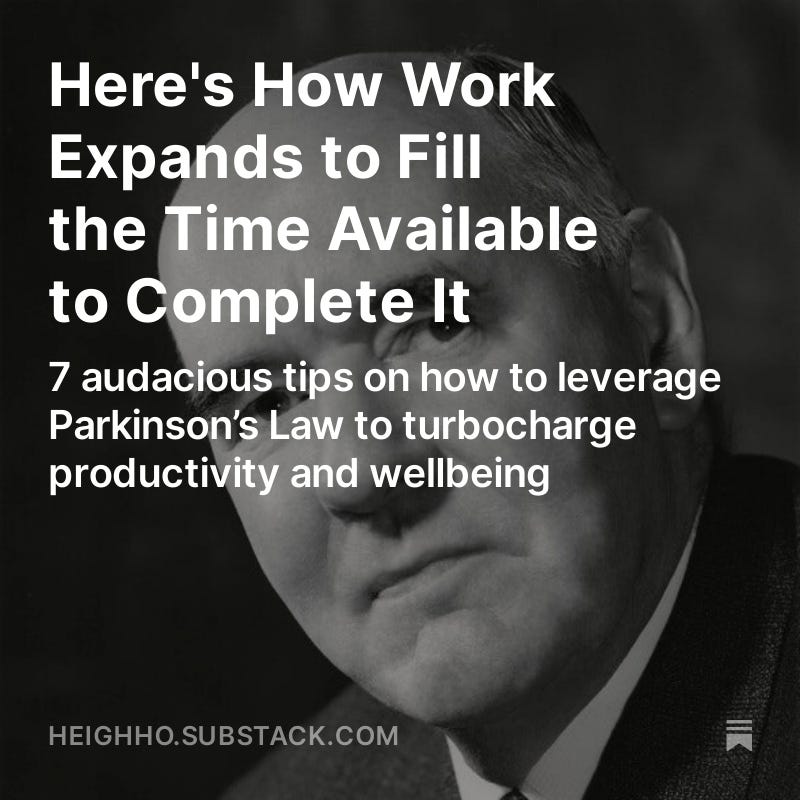 Heigh Ho  —  Work and Wellbeing