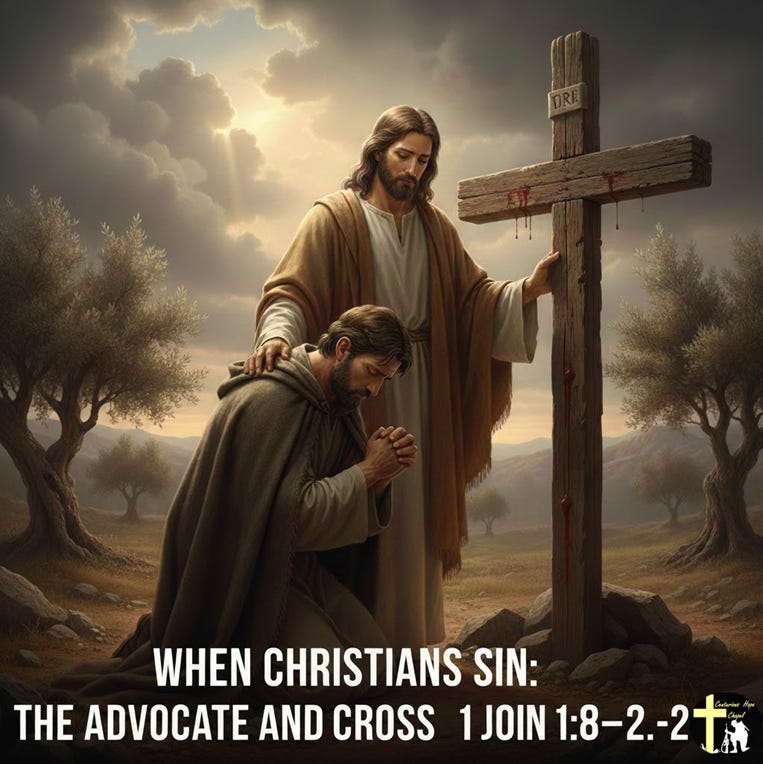“When Christians Sin: The Advocate and the Cross” — 1 John 1:8–2:2 episode artwork