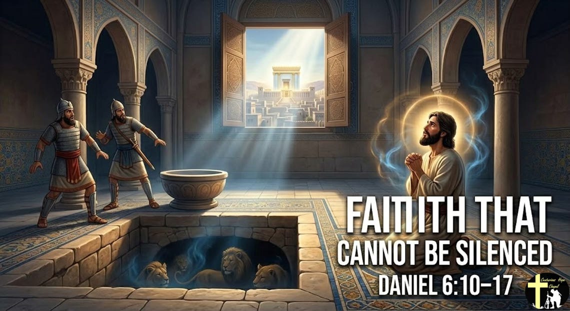 Faith That Cannot Be Silenced | Daniel 6:10–17 episode artwork