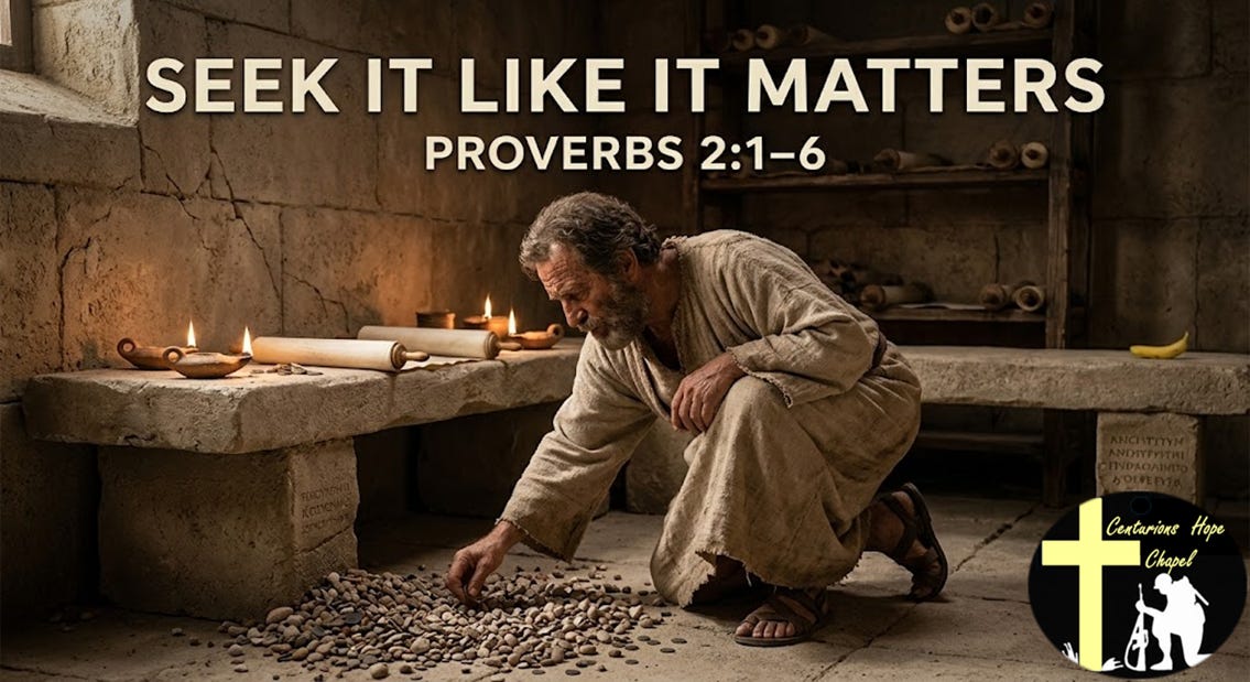 Seek It Like It Matters | Proverbs 2:1-6 episode artwork