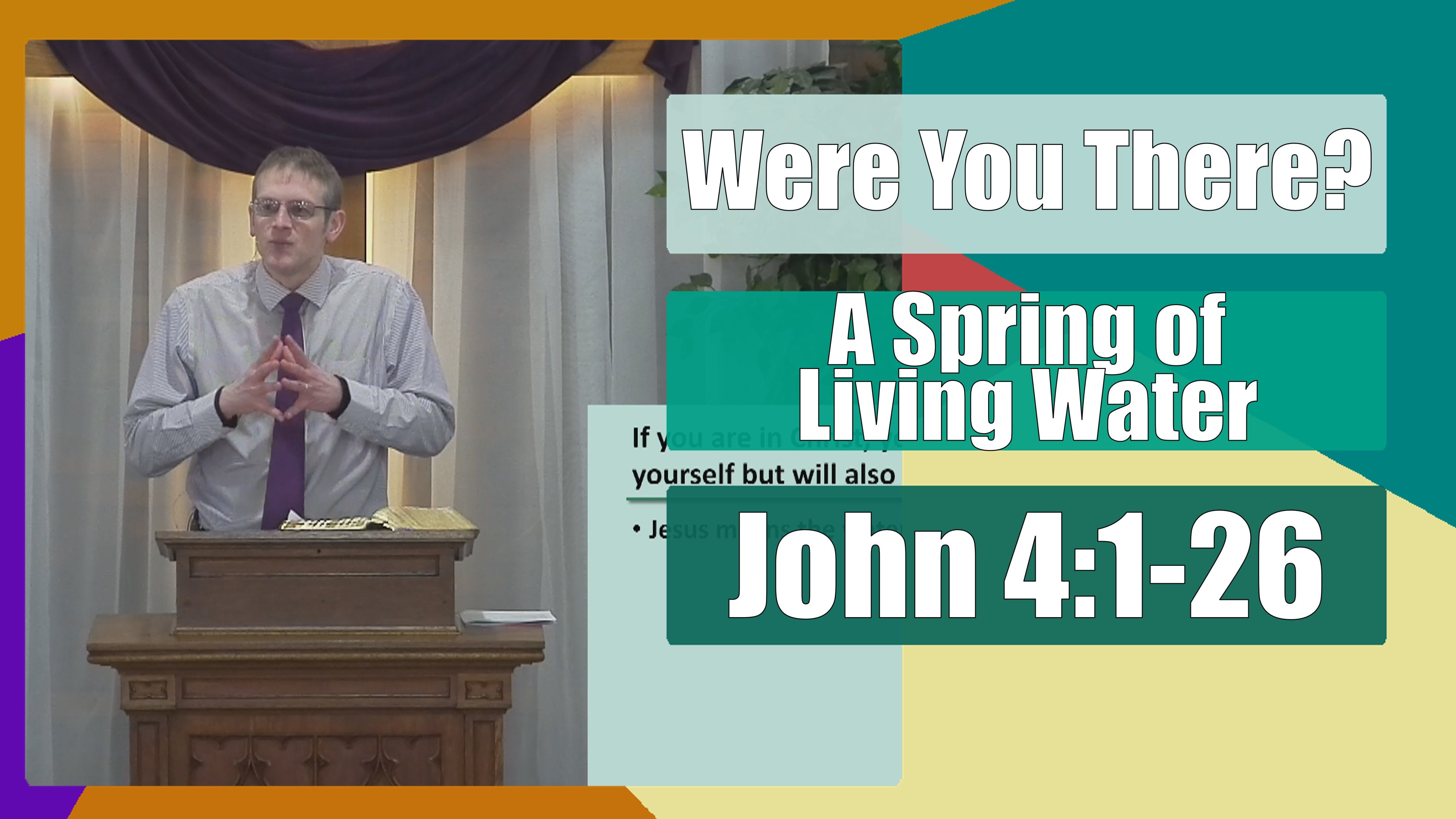 From The Pulpit - sermons by Pastor Aaron