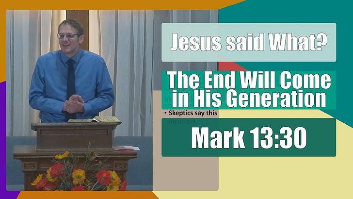 From The Pulpit - sermons by Pastor Aaron