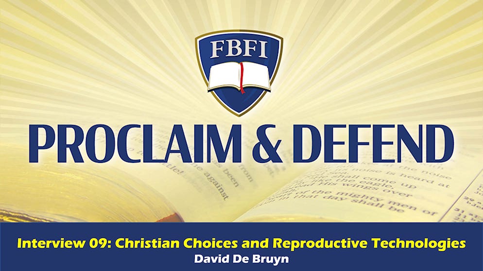 Interview 09: Christian Choices and Reproductive Technologies