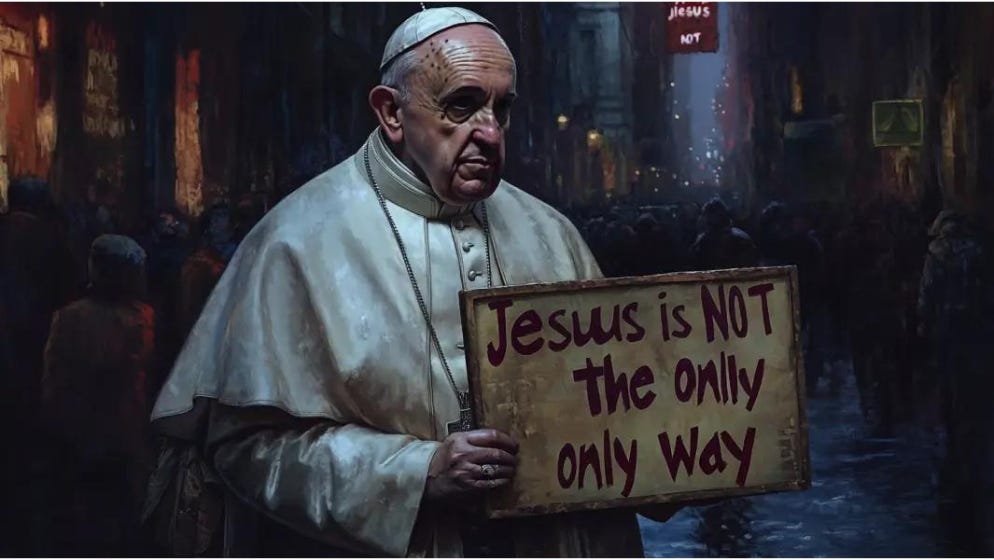 Jesus or the Pope: You must choose one or the other