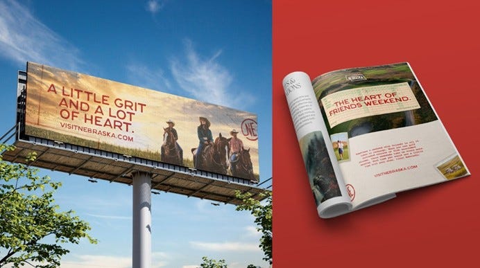 Our NEw Tourism Brand - 'Nebraska: All Heart'