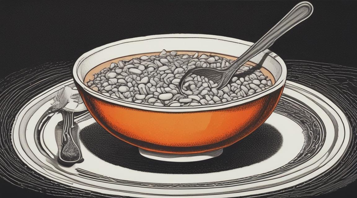 When beans ain't soups. When beans ain't soups.