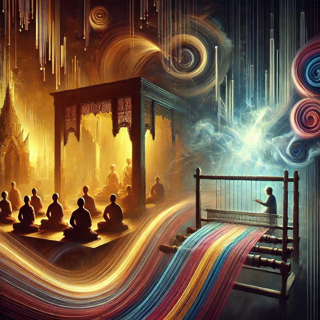 Meandering Soundscapes: Looms, Temples, and the Other Side