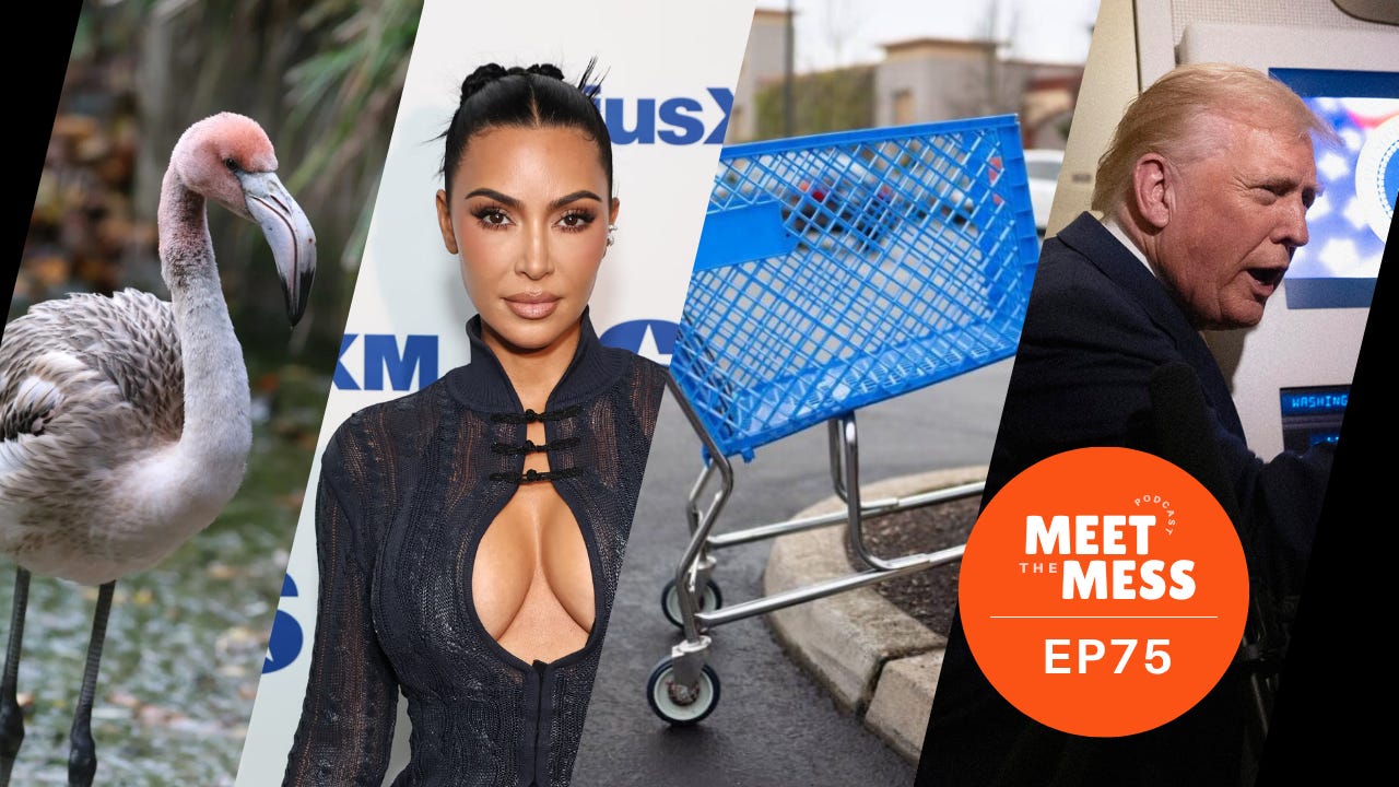 The Great Cart Debate! Plus, Epstein Files Vote, Trump’s “Quiet Piggy” Moment, Kim K Fails the Bar, Runaway Flamingos, and More! The Great Cart Debate! Plus, Epstein Files Vote, Trump’s “Quiet Piggy” Moment, Kim K Fails the Bar, Runaway Flamingos, and More!