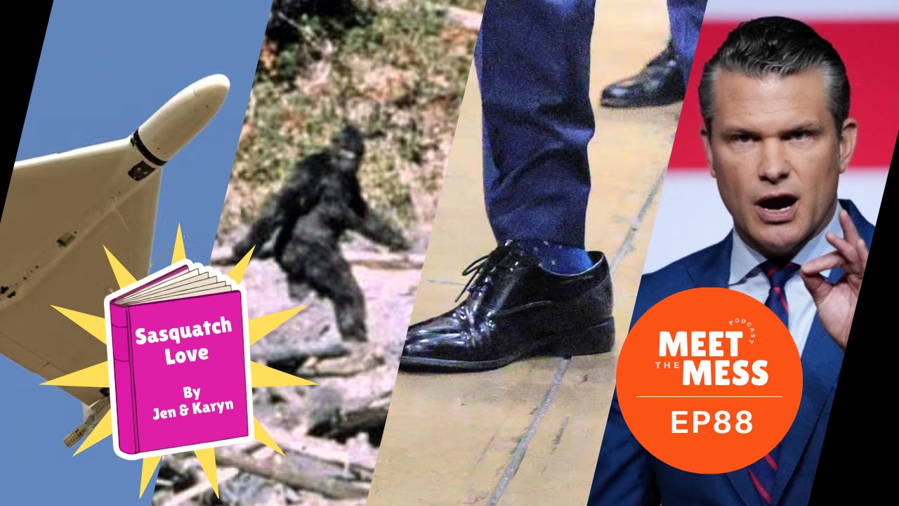 Trump’s Oversized Shoe Gifts, Iran Threats to California, $59B Pentagon Food Spending, Bigfoot Sightings Surge, Gen Z Saving Malls, and More! Trump’s Oversized Shoe Gifts, Iran Threats to California, $59B Pentagon Food Spending, Bigfoot Sightings Surge, Gen Z Saving Malls, and More!