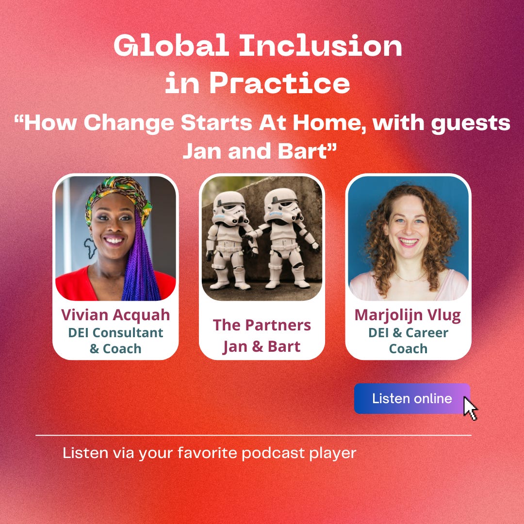 How Change Starts At Home, with guests Jan and Bart