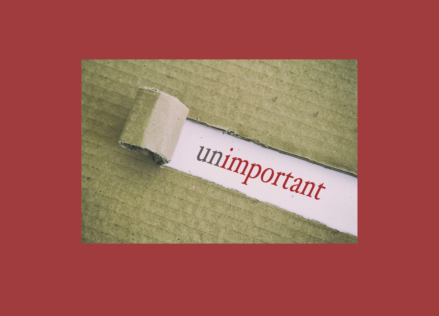 Feel Unimportant? episode artwork