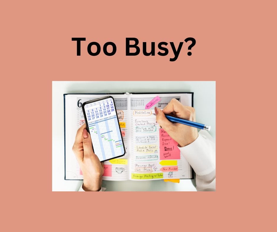 Is Your Schedule Too Busy for God? episode artwork