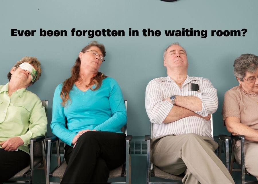 Ever Been Forgotten in a Waiting Room? episode artwork