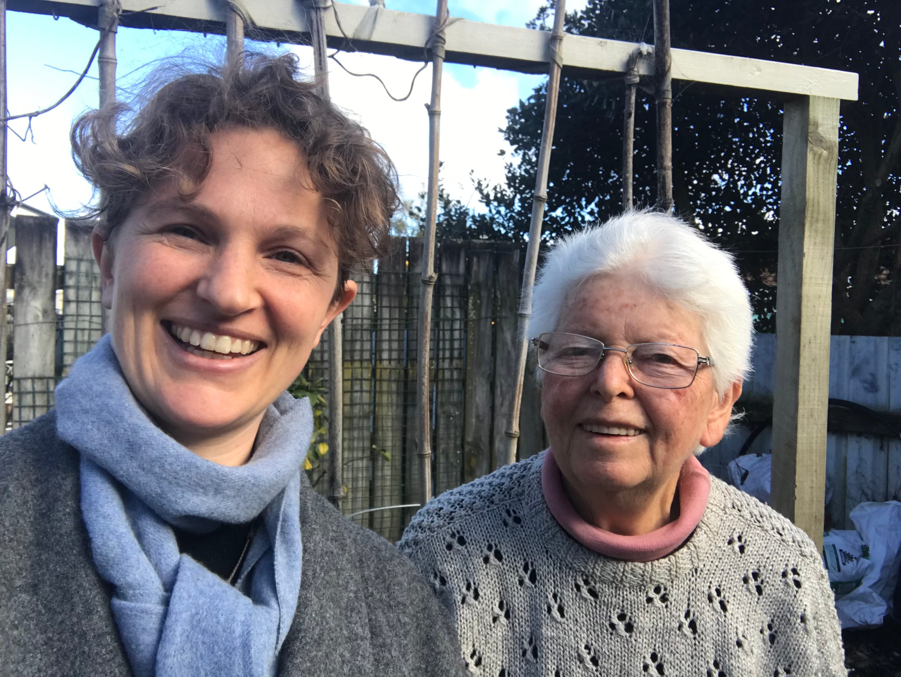Helen Dew, 85 year old legend in local currencies and sustainable living episode artwork