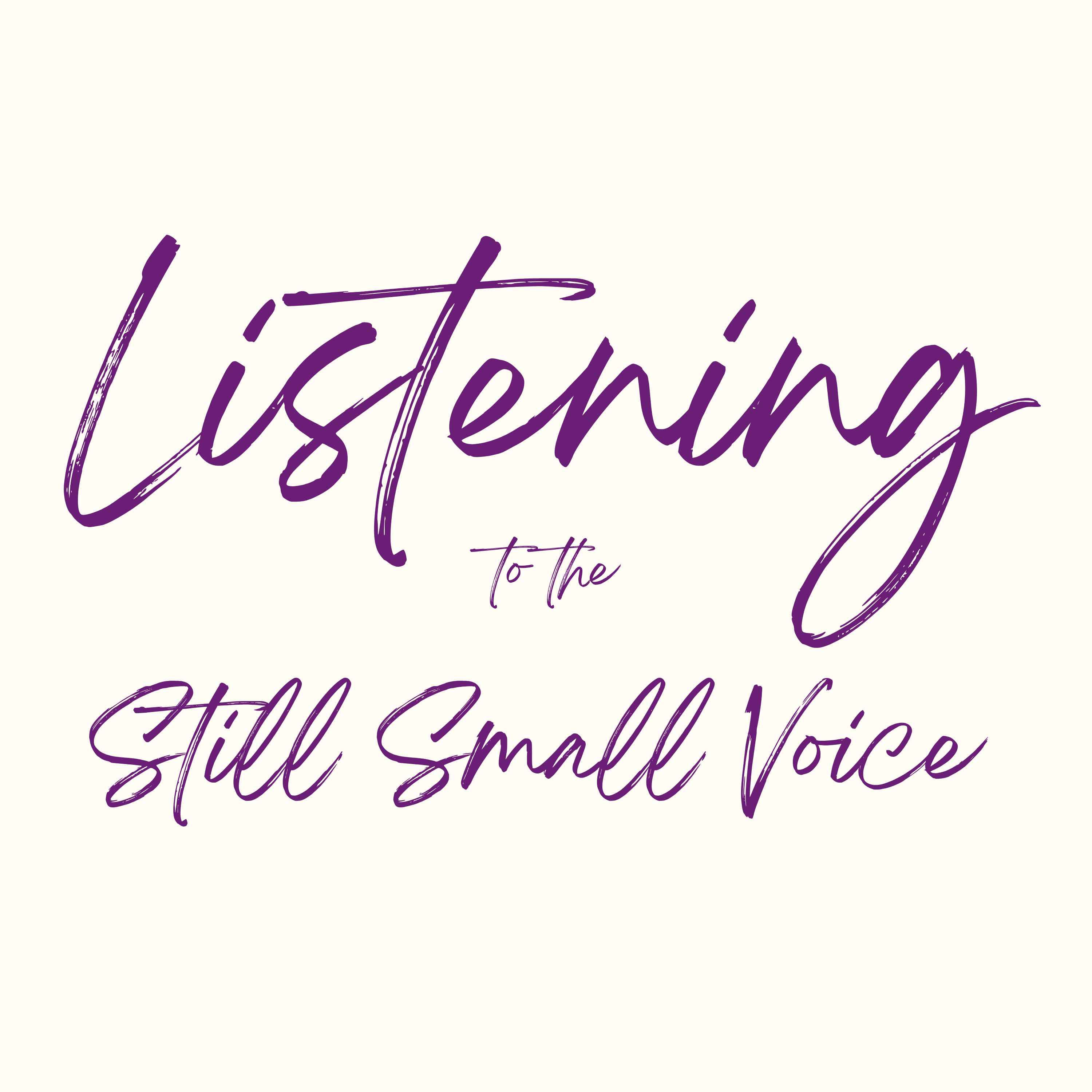 Season 4 Episode 2 - Why we don't Listen to The Still Small Voice Part II