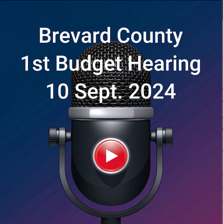 Brevard Beat - Brevard County - Agenda - Budget Meeting episode artwork