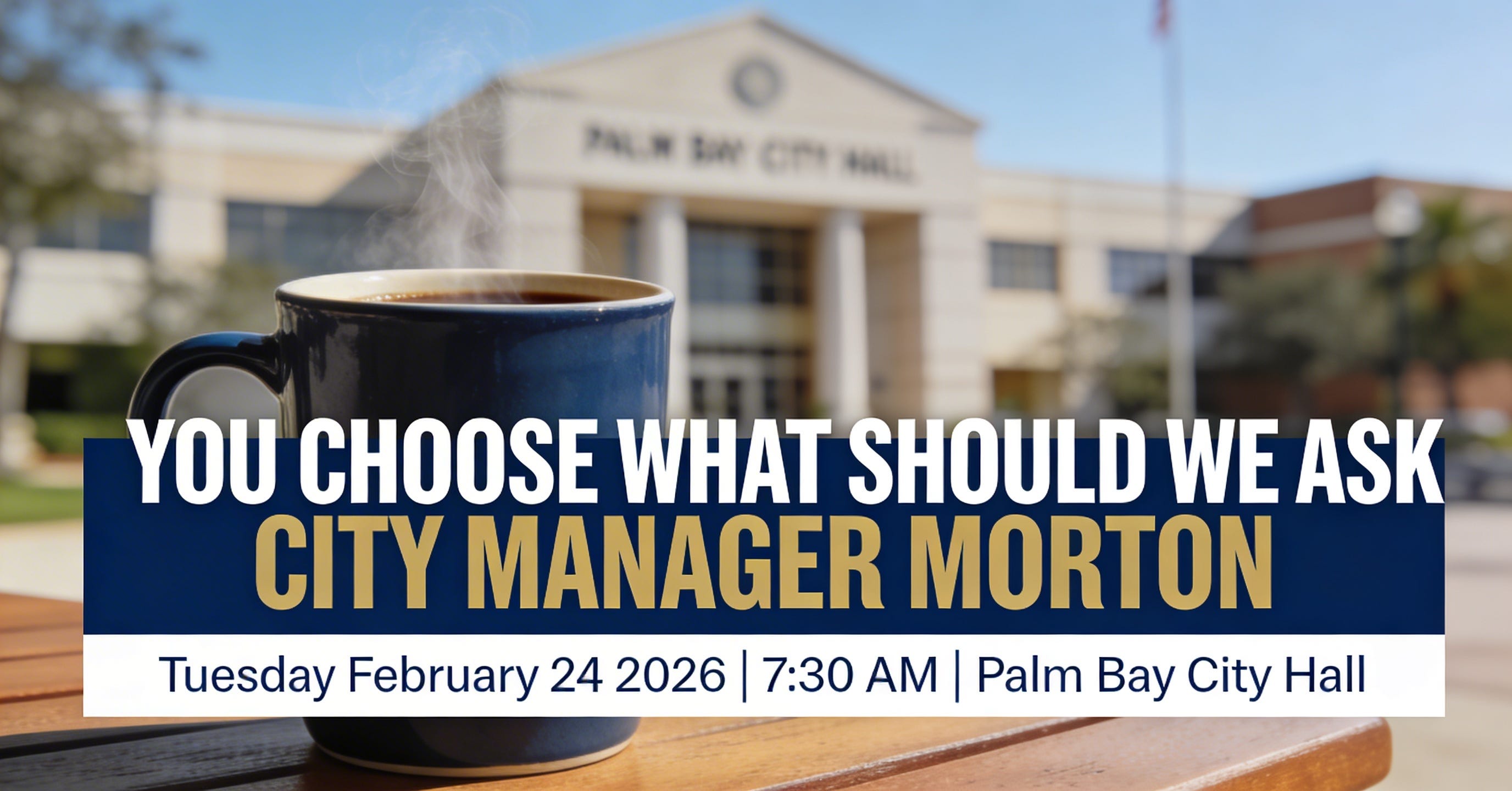 You Choose: What Should We Ask City Manager Morton? episode artwork