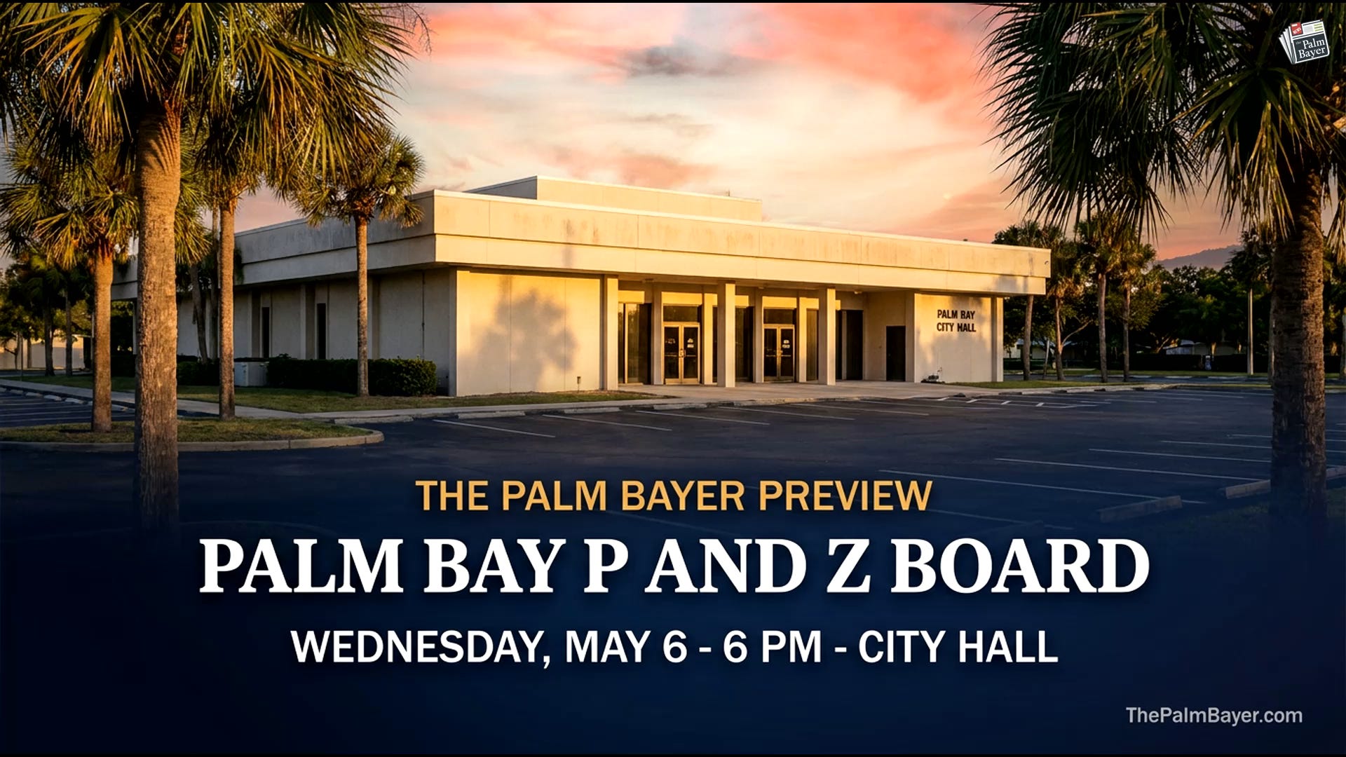Palm Bay Planning Board to Take Up Dispensary Ban, Gas Station CU, and Public Safety LOS Standards May 6 episode artwork
