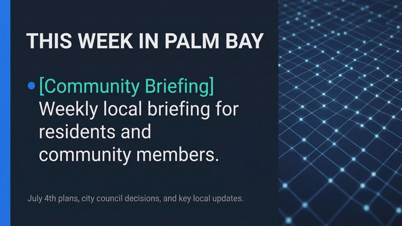 This Week in Palm Bay | June 29 - July 5, 2026  episode artwork