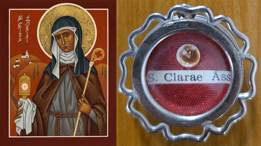 On Saint Clare and the Eucharist episode artwork
