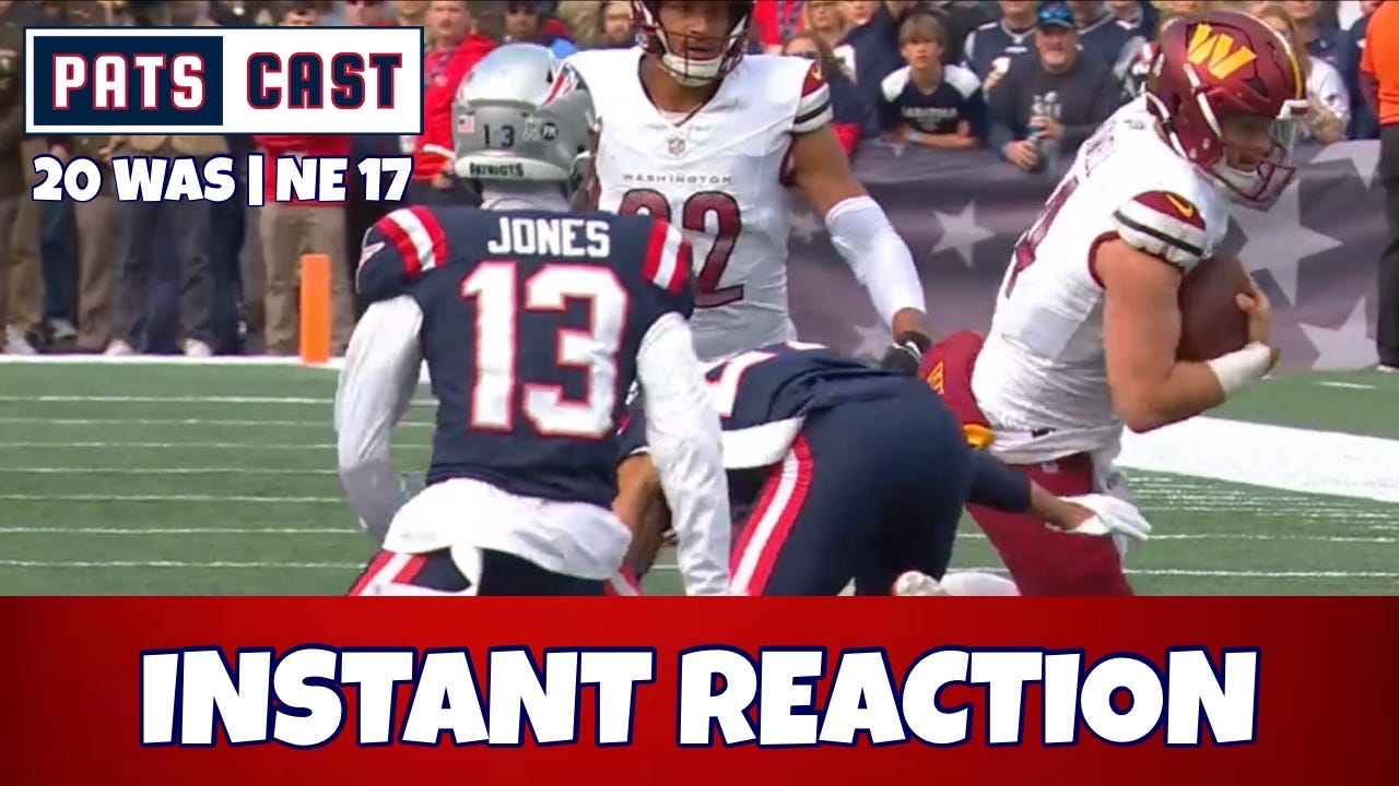 Patriots Make Too Many Mistakes in 20-17 Loss to Commanders episode artwork