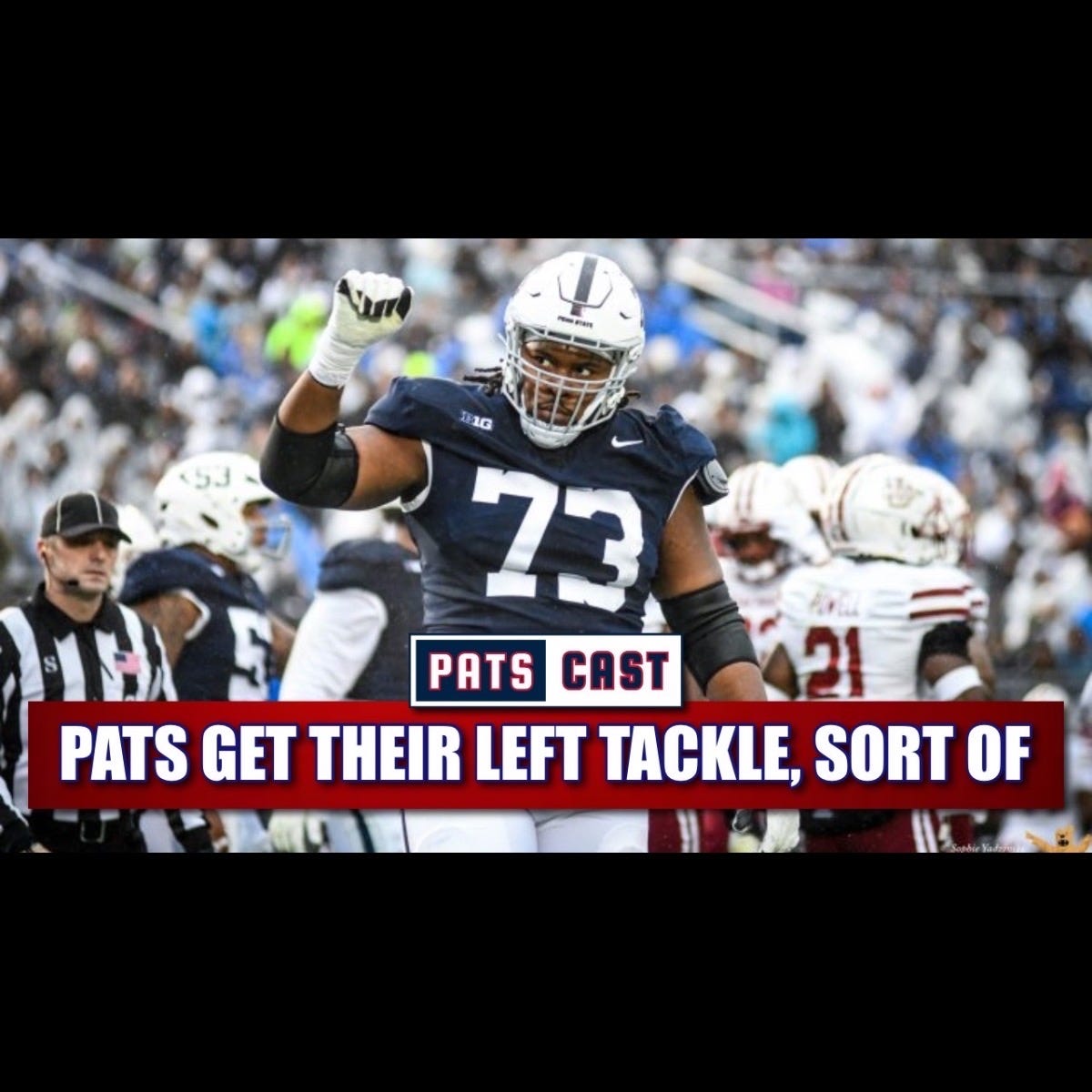Patriots Draft Caedan Wallace, Think He Can Play Left Tackle episode artwork