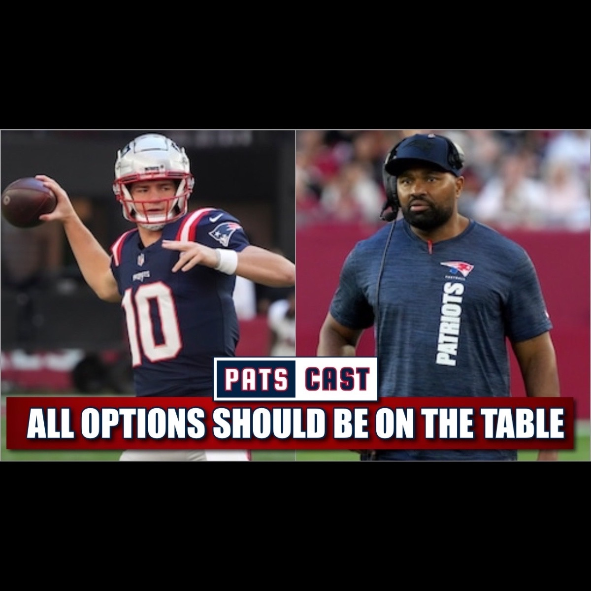 Drake Maye & Jerod Mayo Throw Their OC Under the Bus After Patriots Loss episode artwork