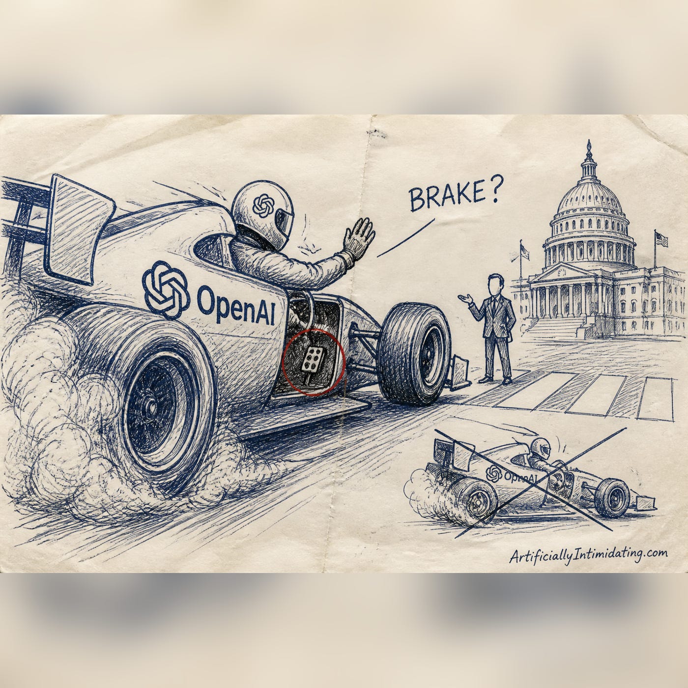 Everybody Wants to Slow Down. Nobody Wants to Go First. -- AI Brief September 11 episode artwork