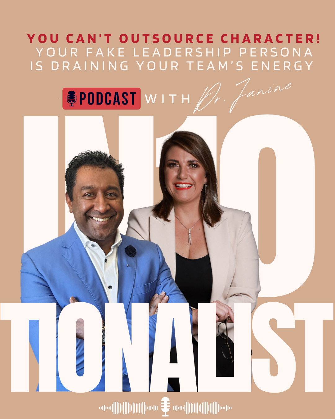 You can't outsource character! Your fake leadership persona is draining your team’s energy.