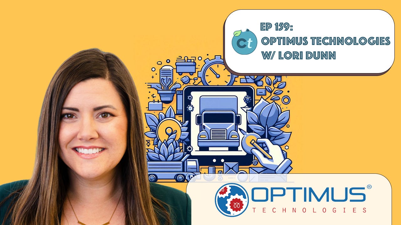 #159 Slashing Trucking Emissions by 90% TODAY, Biodiesel, Scaling up Manufacturing, & more w/ Lori Dunn (Optimus Technologies)  episode artwork