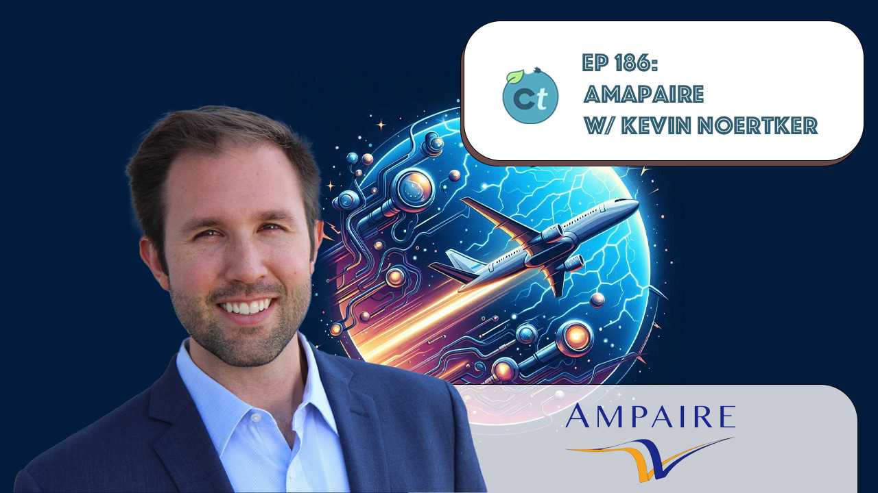 #186 Electric Flight, Commercializing Hardware, Sustainable Aviation, Working at NASA, & More w/ Kevin Noertker (Ampaire)  episode artwork