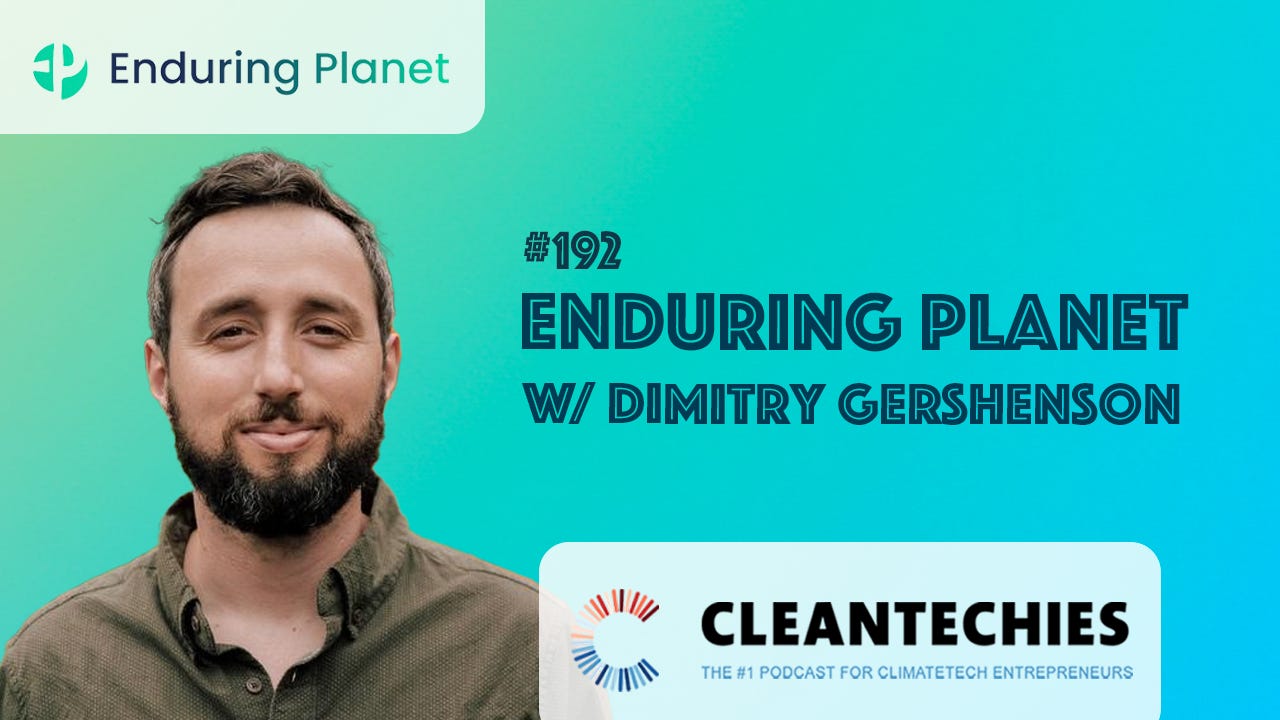 #192 Catalytic Capital, Hiring a CFO, Inclusive Financing, Grant Funding Gaps, & More w/ Dimitry Gershenson (Enduring Planet) episode artwork