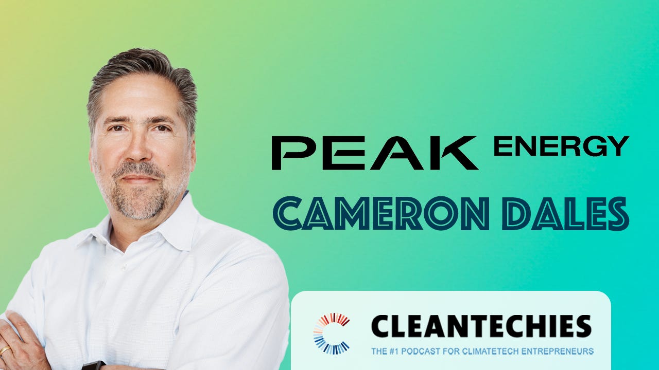 #261 How Sodium-Ion Batteries Eliminate OpEx for Grid-Scale Energy Storage | Cameron Dales (Peak Energy)
