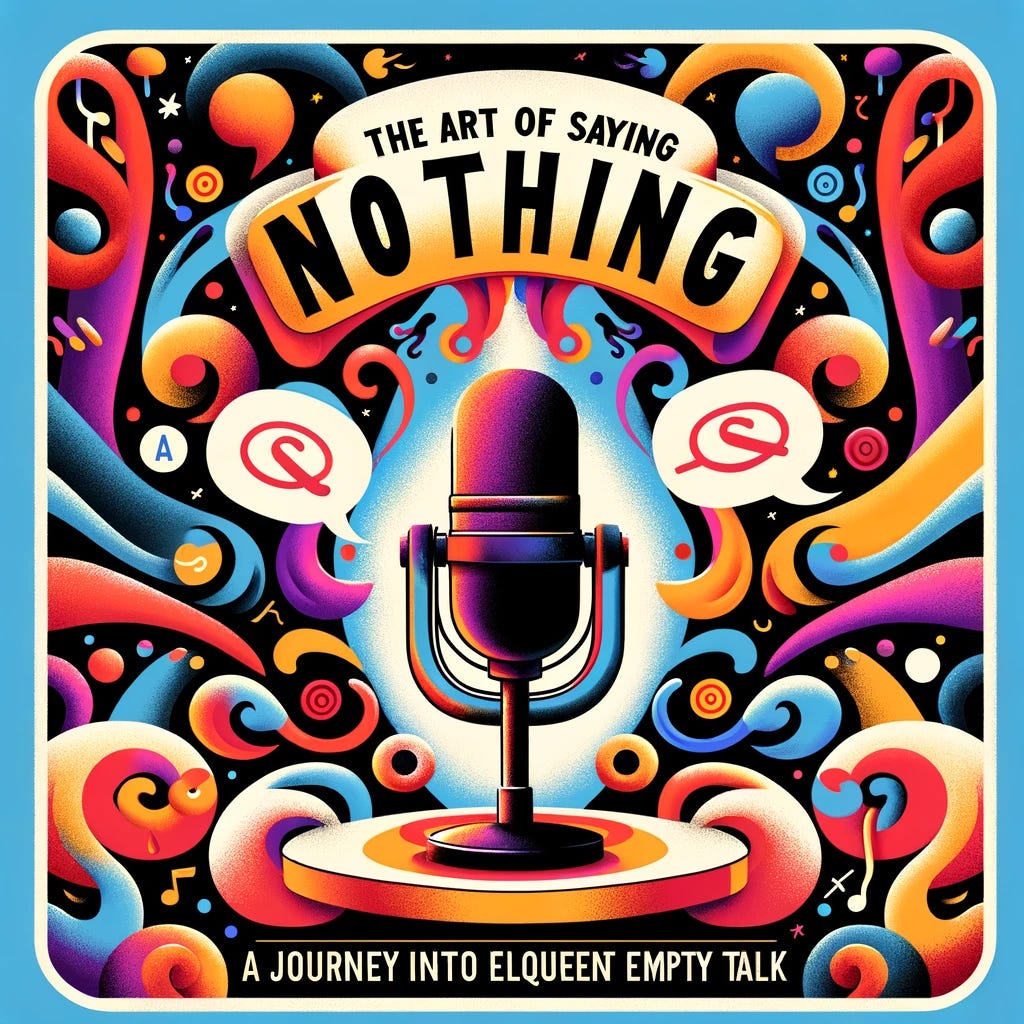 Ep. 106: The Art of Saying Nothing: A Journey into Eloquent Empty Talk episode artwork