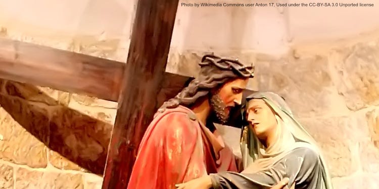The Seven Sorrows of Mary, The Forth Sorrow: She Meets Jesus Carrying His Cross — Saint In Progress, Episode 19 episode artwork